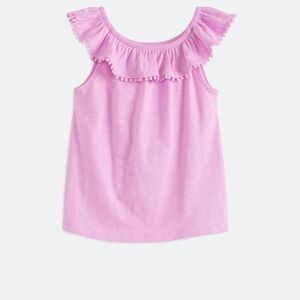 Bixby Nomad girls purple ruffle swing tank top size large 12-14 NWT!